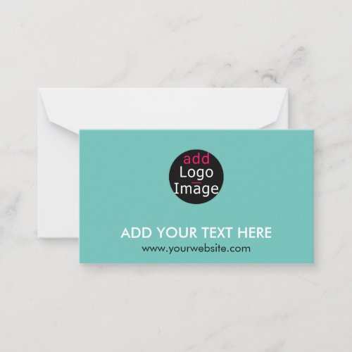 Modern Professional Chic Custom Brand Mint Green
