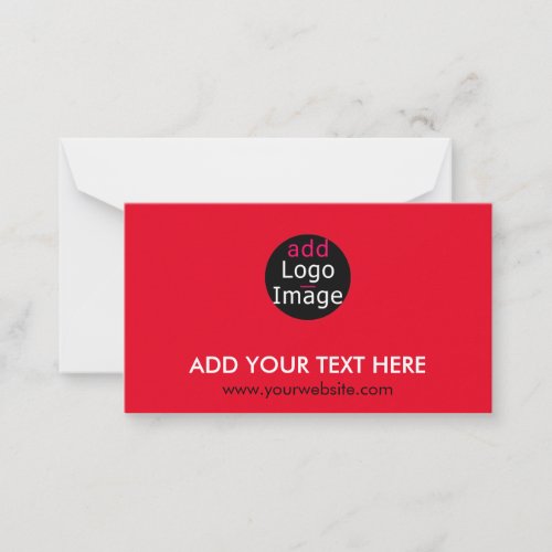 Modern Professional Chic Custom Brand Red