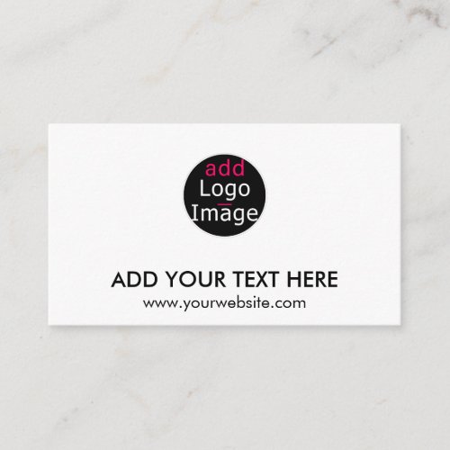Modern Professional Chic Custom Brand White