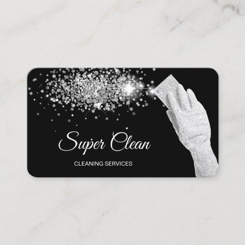 Modern Professional Cleaning House Keeping Busines Business Card