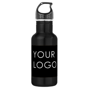 Modern Professional Company Business Logo Image Stainless Steel Water Bottle