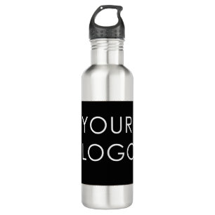 Modern Professional Company Business Logo Promo Stainless Steel Water Bottle