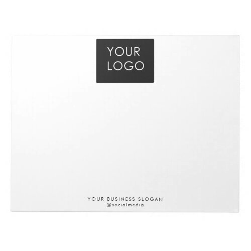 Modern Professional Company Business Logo White   Notepad