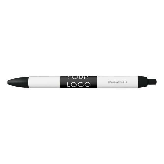 Modern Professional Company Business Logo White  Pen (Front)
