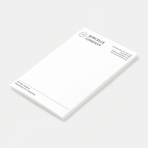 Modern Professional Company  Post-it Notes