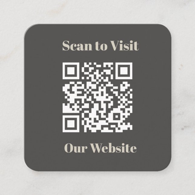 Modern Professional Company  Square Business Card (Front)