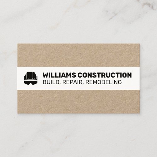 Modern professional construction  business card