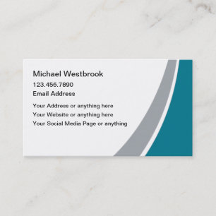 Modern Professional Consultant Business Card