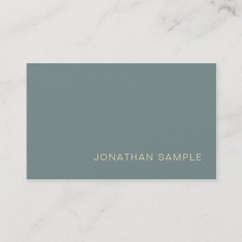 Modern Professional Creative Pearl Finish Deluxe Business Card