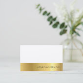 Modern Professional Creative Premium Silk Luxury Business Card (Standing Front)