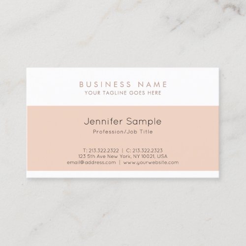 Modern Professional Creative Simple Design Luxury Business Card