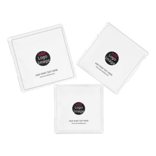 Modern Professional Custom Business Brand Chic Acrylic Tray