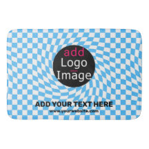 Modern Professional Custom Business Checker Blue 