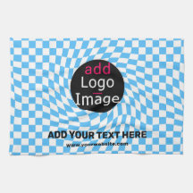 Modern Professional Custom Business Checker Blue