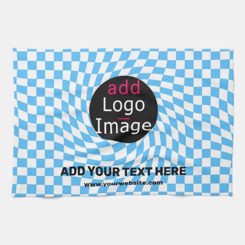 Modern Professional Custom Business Checker Blue 
