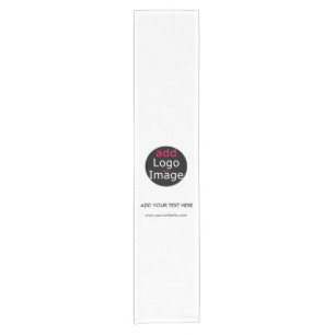 Modern Professional Custom Business Chic White Short Table Runner