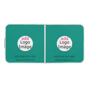 Modern Professional Custom Business Emerald Green Beer Pong Table