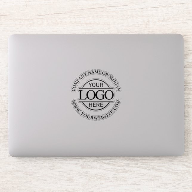 Modern Professional Custom  Business Logo Branded Sticker (Computer)