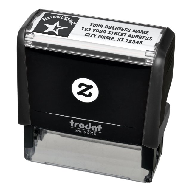 Modern Professional Custom Business Logo Self-inking Stamp (Product)