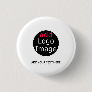 Modern Professional Customizable Business White Button