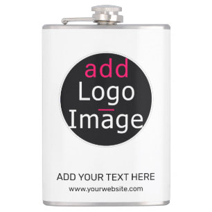 Modern Professional Customizable Business White Flask