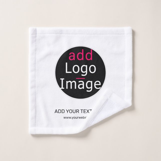 Modern Professional Customizable Business White  Wash Cloth (Wash Cloth)