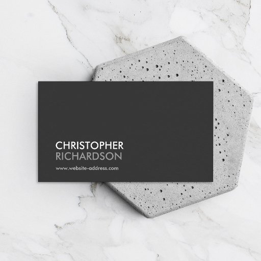 Customizable MODERN PROFESSIONAL No. 1 Business Card