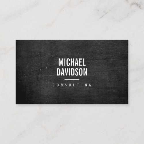 MODERN PROFESSIONAL Dark Wood Business Card