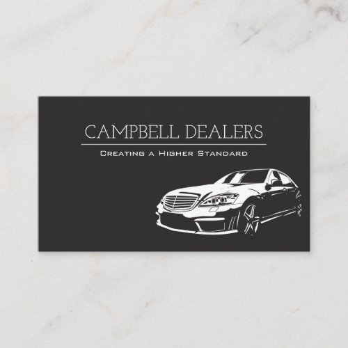 Modern Professional Dealership Auto Sale Business Card