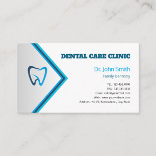 Modern Professional Dental Custom Practice  Appointment Card