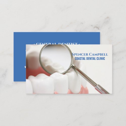 Modern Professional Dental Dentist Clinic Dental  Business Card