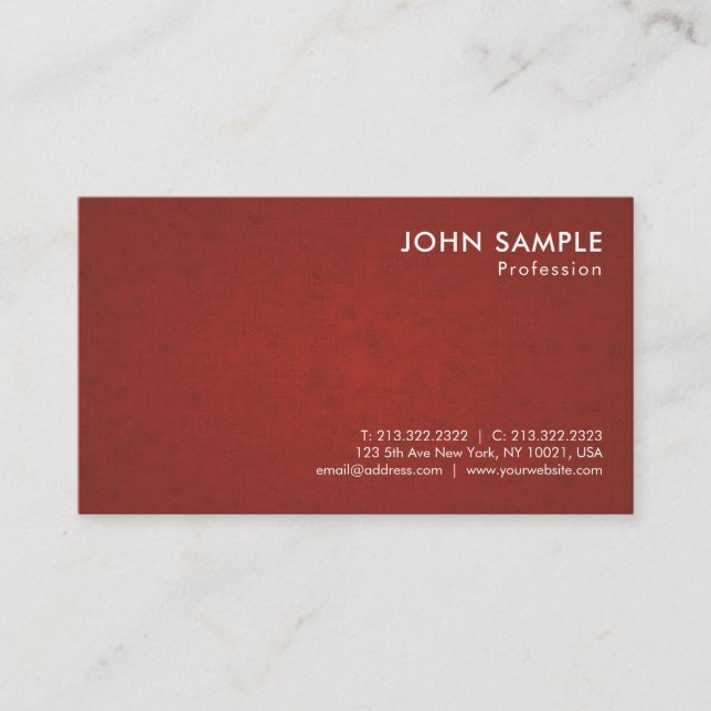 Modern Professional Design Graceful Classy Luxury Business Card (Front)