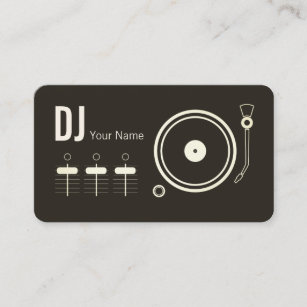 Beautiful 90 Professional Dj Visiting Card