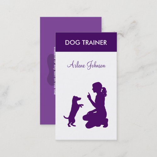 Modern Professional Dog Theme Business Cards