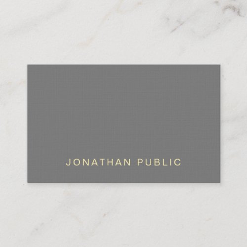 Modern Professional Elegant Creative Design Luxury Business Card