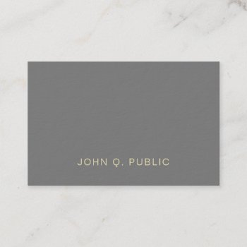 Modern Professional Elegant Creative Ultra Thick Business Card by art_grande at Zazzle