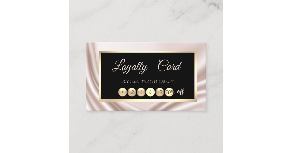 Loyal Frame Modern Professional Elegant Frame Loyalty Card | Zazzle