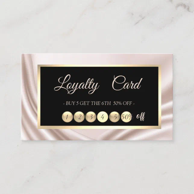Loyal Frame Modern Professional Elegant Frame Loyalty Card | Zazzle