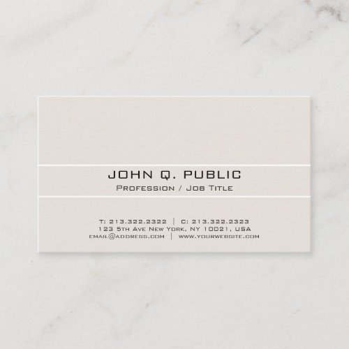 Modern Professional Elegant Harmonic Colors Business Card