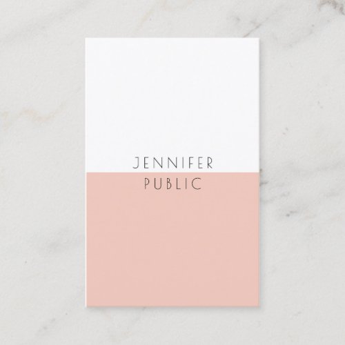 Modern Professional Elegant Minimalist Template Business Card