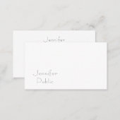 Modern Professional Elegant Minimalist Template Business Card (Front/Back)
