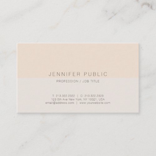 Modern Professional Elegant Trend Design Stylish Business Card