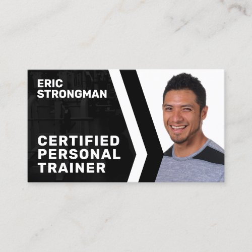 Modern professional fitness portrait  business card