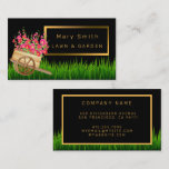 Modern Professional Garden Add Your Text Business Card