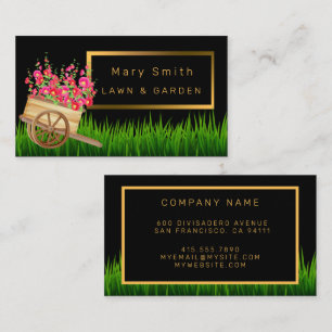 Modern Professional Garden Add Your Text Business Card
