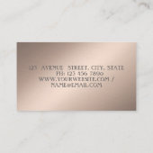 Modern  Professional,Geometric,Abstract Business Card (Back)