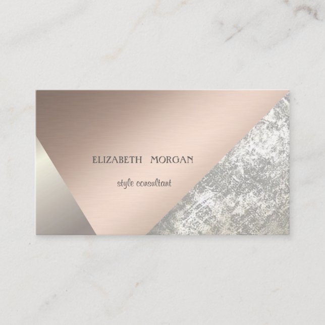 Modern  Professional,Geometric,Abstract Business Card (Front)