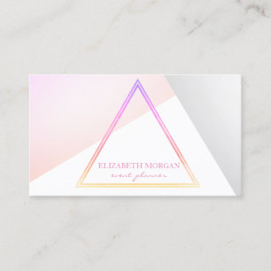 Modern Professional  Geometric Stylish Business Card