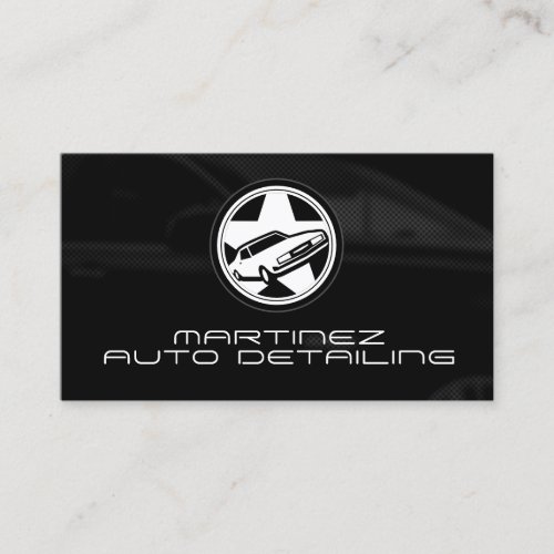 Modern professional giant logo automotive  business card