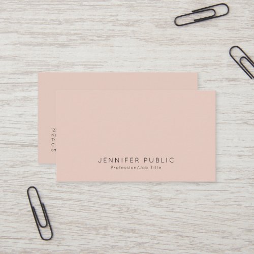 Modern Professional Gracious Simple Design Business Card